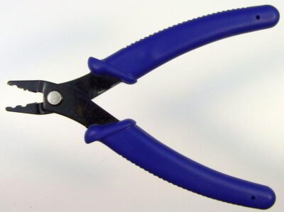 Simple crimp pliers for zipper top stops