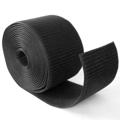 Back-to-Back Velcro hook tape 100 mm, black