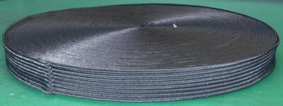 Elastic braid band, black