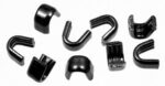 Zipper top stops RT10 black nickel-plated