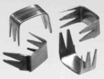 RZipper bottom stops 7-8mm U-shape aluminum 5 prongs