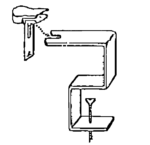 Installing a slider on a zip fastener – Step 1