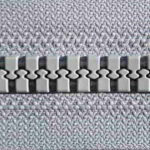 Injection moulded zipper