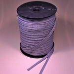 S0 continuous spiral zipper chain on 300 m roll, raw white TA030, with gaps every 100 m, defective roll disc