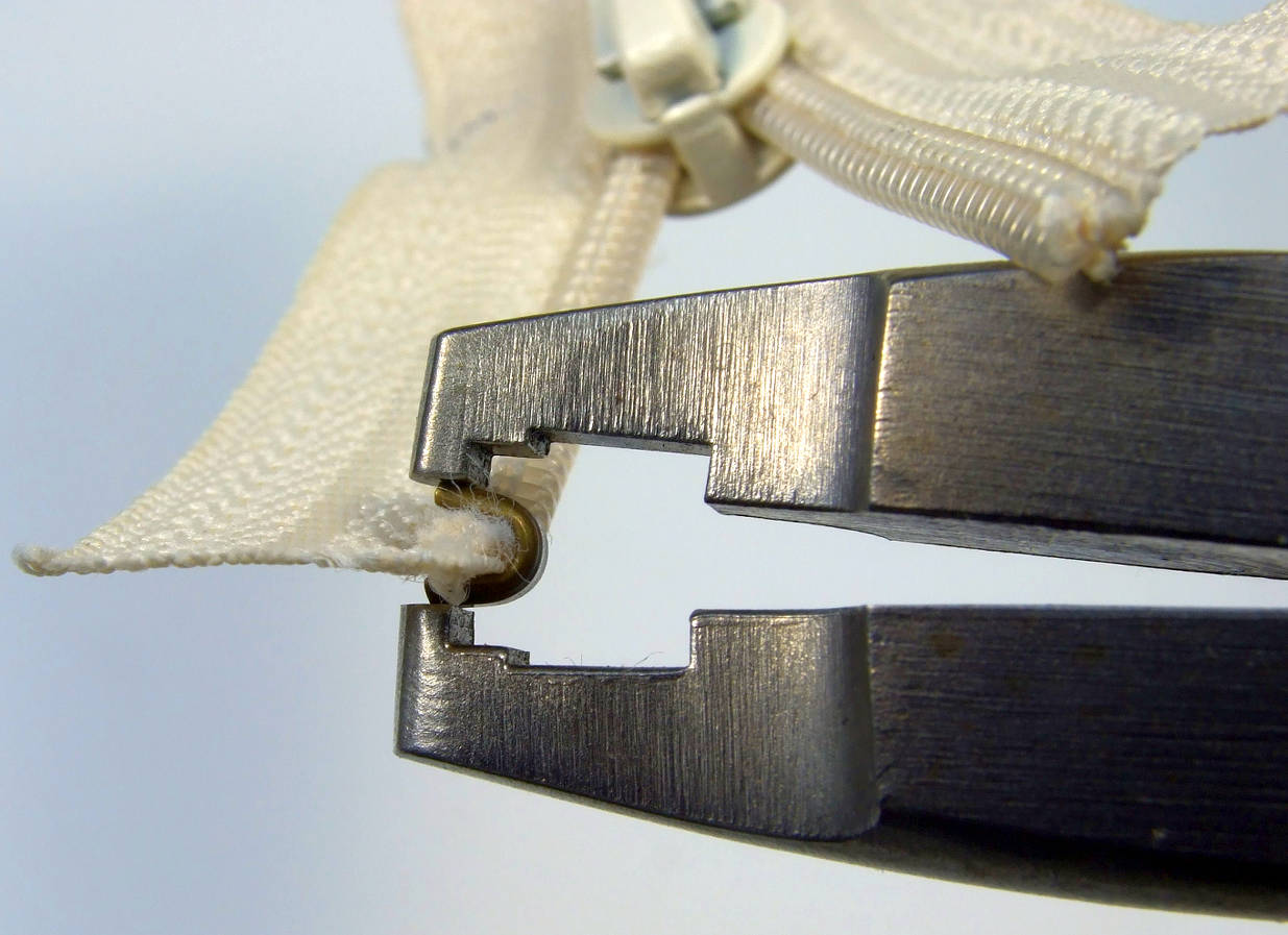 Zipper Install Pliers Tool Top Stop Slider Bottom Repair Molded